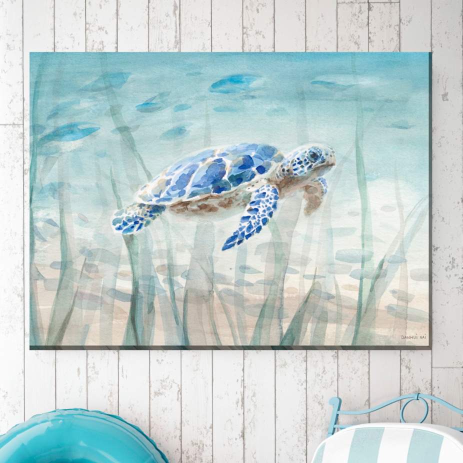 Under the Sea 40" Wide All-Weather Outdoor Canvas Wall Art