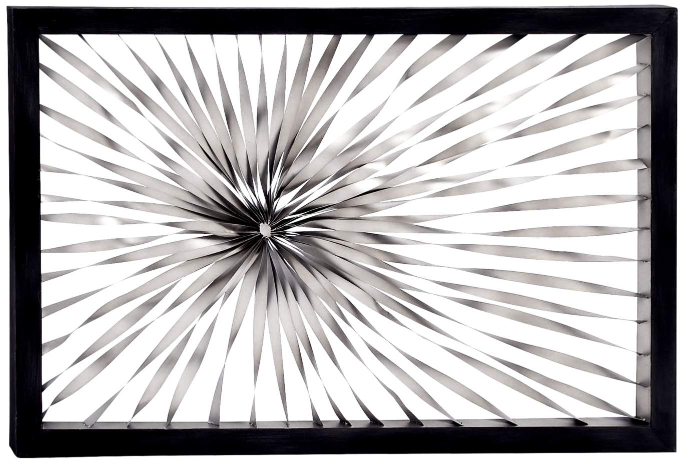 Twisted Sunburst 60" Wide Metal Wall Art