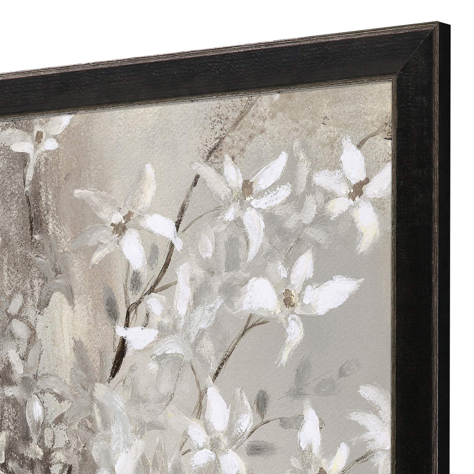 Misty Orchids II 35" Square Framed Wall Art