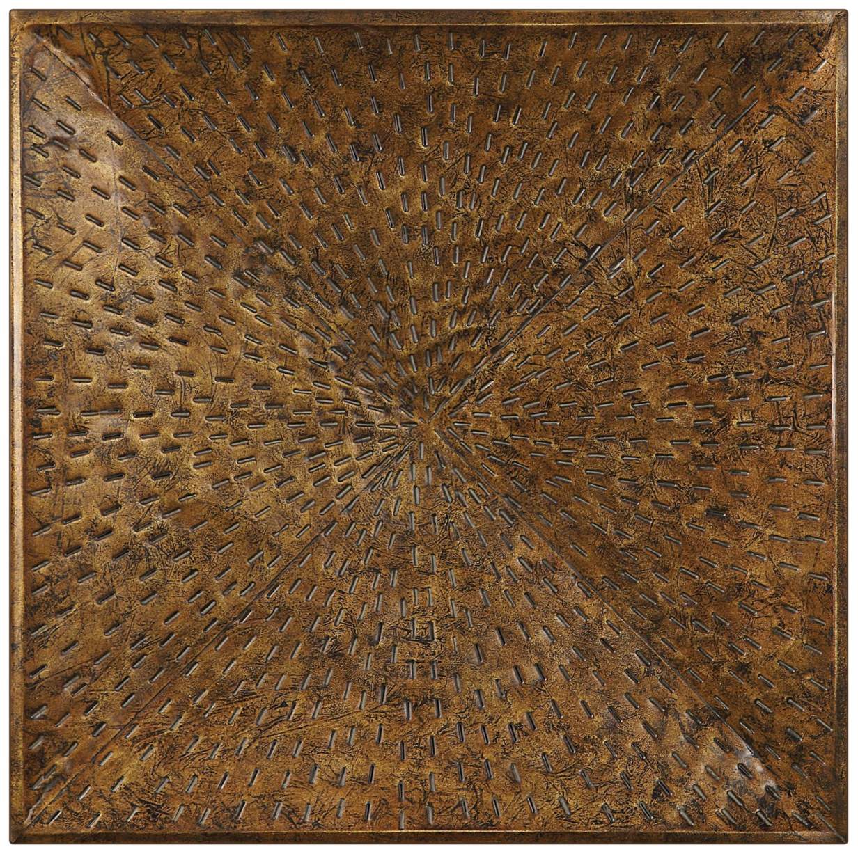 Blaise 31 1/2" Square Bronze Metal Wall Art