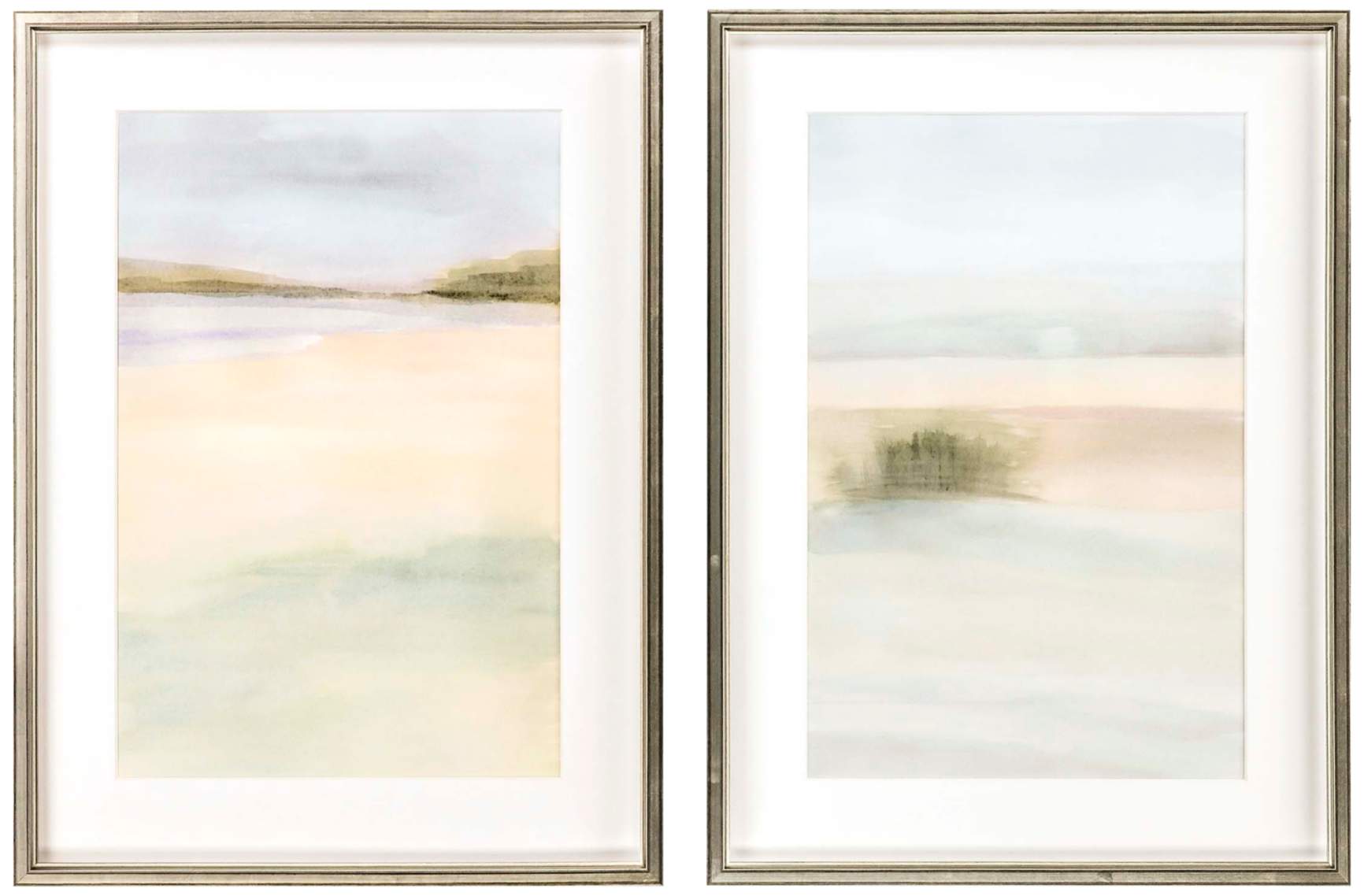 Island Calm I 32" High 2-Piece Framed Giclee Wall Art Set