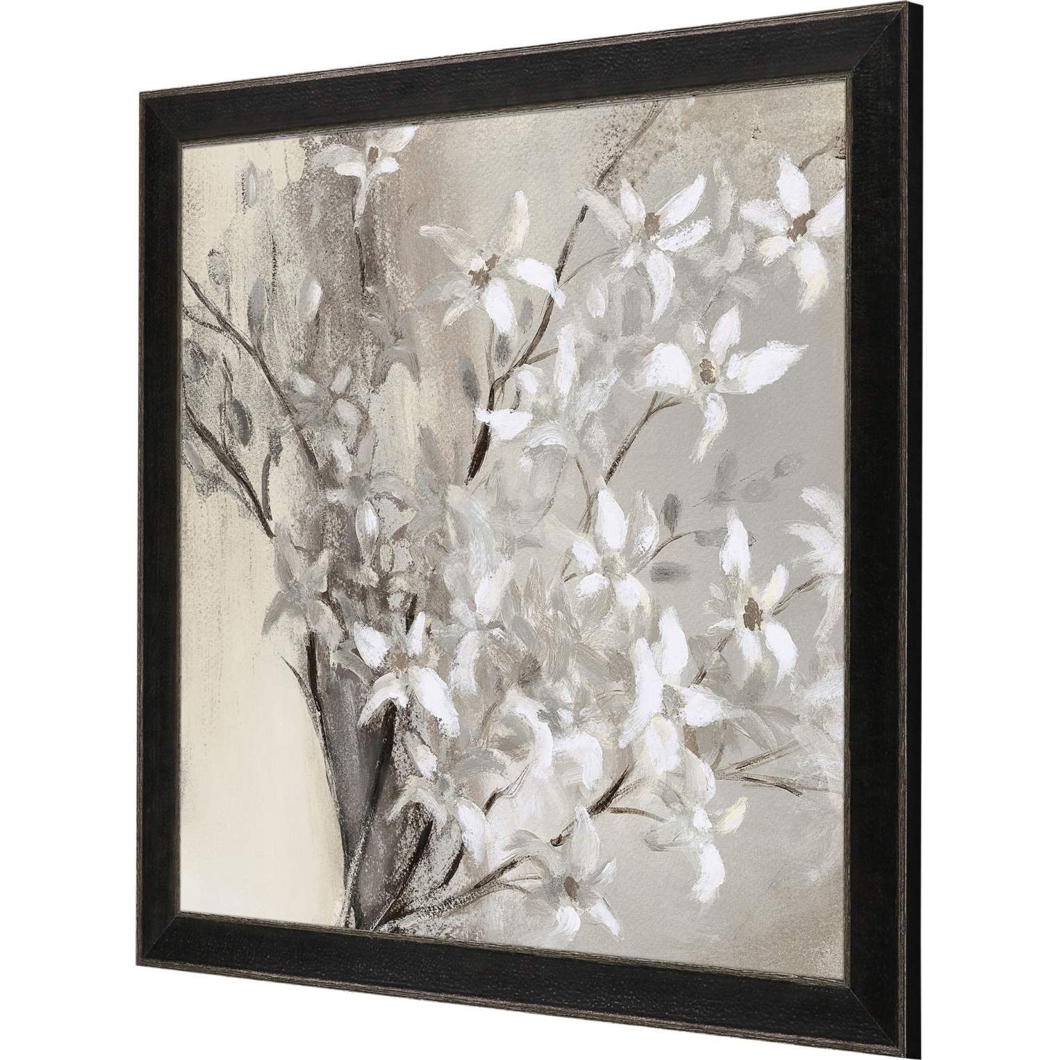 Misty Orchids II 35" Square Framed Wall Art