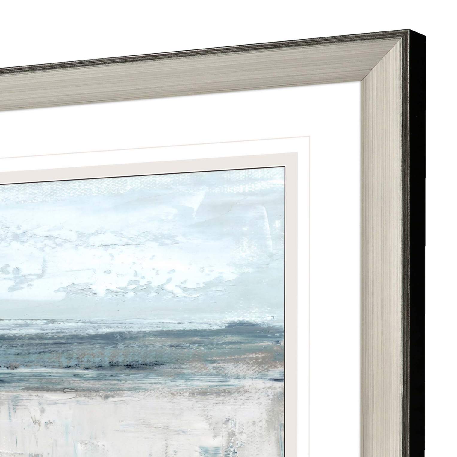 Moody Coast I 52" Wide Rectangular Giclee Print Framed Wall Art