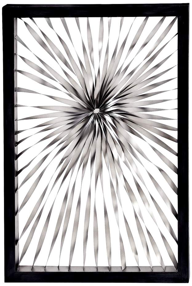 Twisted Sunburst 60" Wide Metal Wall Art