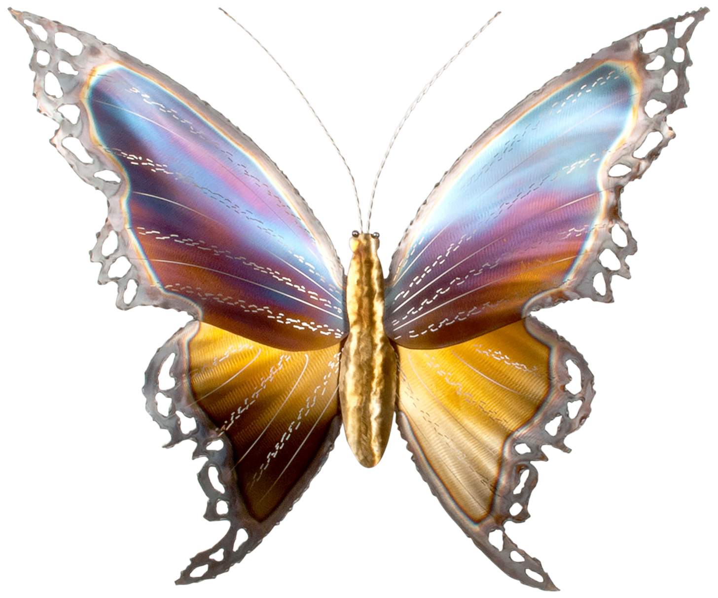 Graceful Butterfly I 20" Wide Outdoor Metal Wall Art